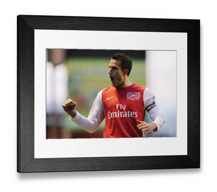 Framed Print : Robin van Persie Scores First Goal for Arsenal Against Wolverhampton Wanderers, 2012-13 Premier League Framed Print : Robin van Persie Scores First Goal for Arsenal Against Wolverhampton Wanderers, 2012-13 Premier League