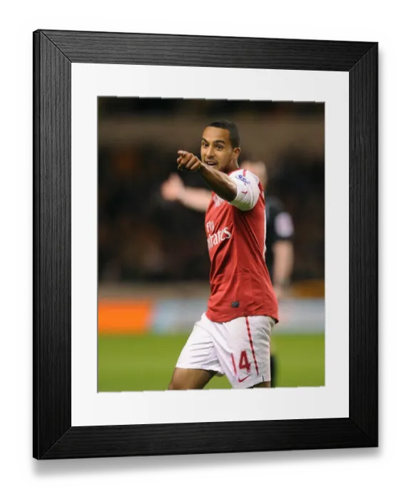 Framed Print : Theo Walcott in Action: Wolverhampton Wanderers vs Arsenal, Premier League 2011-12 Framed Print : Theo Walcott in Action: Wolverhampton Wanderers vs Arsenal, Premier League 2011-12