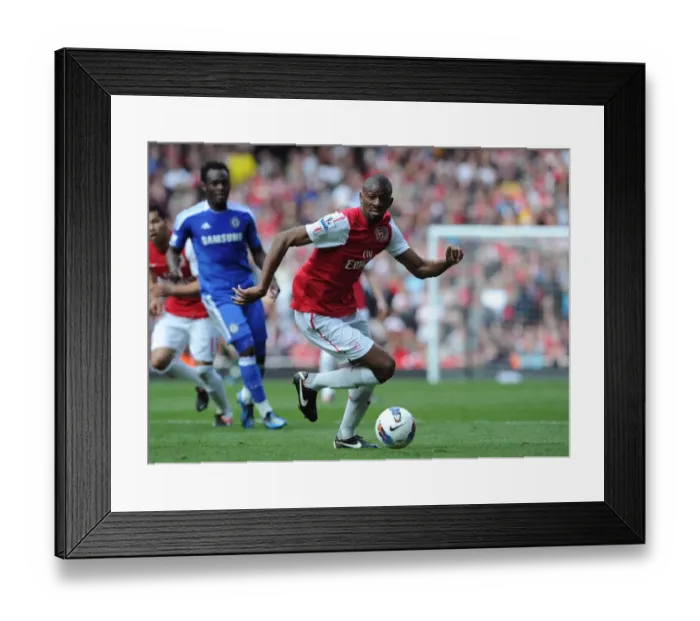 Framed Print : Abou Diaby in Action: Arsenal vs. Chelsea, Premier League 2011-12 Framed Print : Abou Diaby in Action: Arsenal vs. Chelsea, Premier League 2011-12