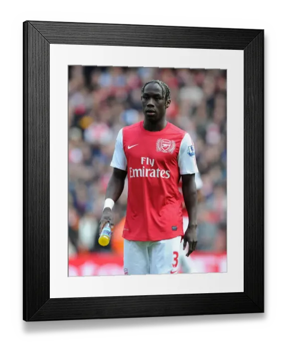 Framed Print : Bacary Sagna (Arsenal). Arsenal 0: 0 Chelsea. Barclays Premier League. Emirates Stadium, 21  /  4  /  12
