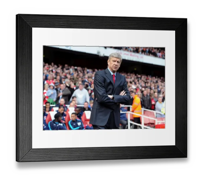 Framed Print : Arsene Wenger: Arsenal vs. Chelsea, Premier League Showdown (2011-2012) Framed Print : Arsene Wenger: Arsenal vs. Chelsea, Premier League Showdown (2011-2012)