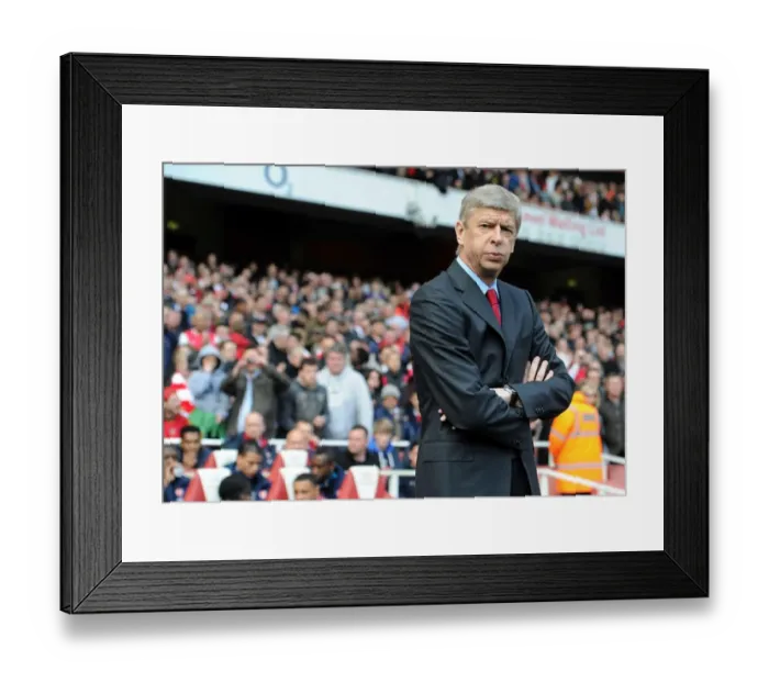 Framed Print : Arsene Wenger Under Pressure: Arsenal vs. Chelsea Showdown (2011-12) Framed Print : Arsene Wenger Under Pressure: Arsenal vs. Chelsea Showdown (2011-12)