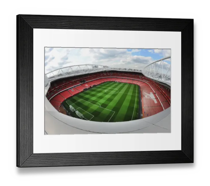 Framed Print : Arsenal at Emirates Stadium: Arsenal vs Wigan Athletic, Premier League (2011-2012)