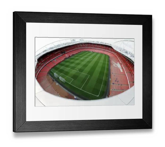 Framed Print : Arsenal's Emirates Stadium: Pre-Match Atmosphere (Arsenal v Wigan Athletic, 2011-12)