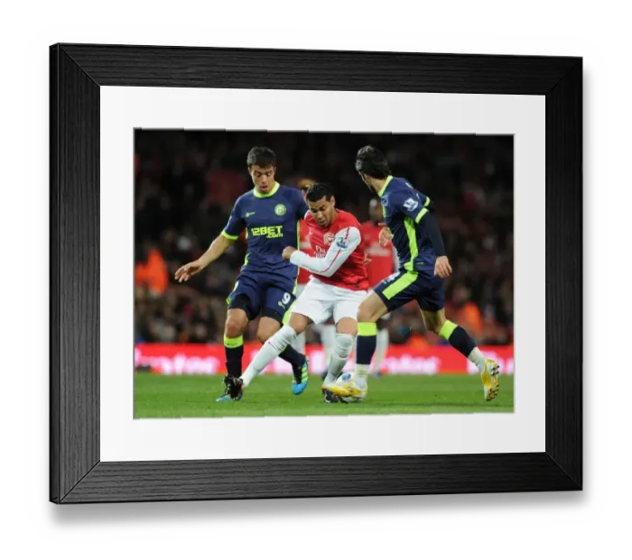 Framed Print : Arsenal vs. Wigan Athletic: Tense Clash at Emirates Stadium, April 2012 Framed Print : Arsenal vs. Wigan Athletic: Tense Clash at Emirates Stadium, April 2012
