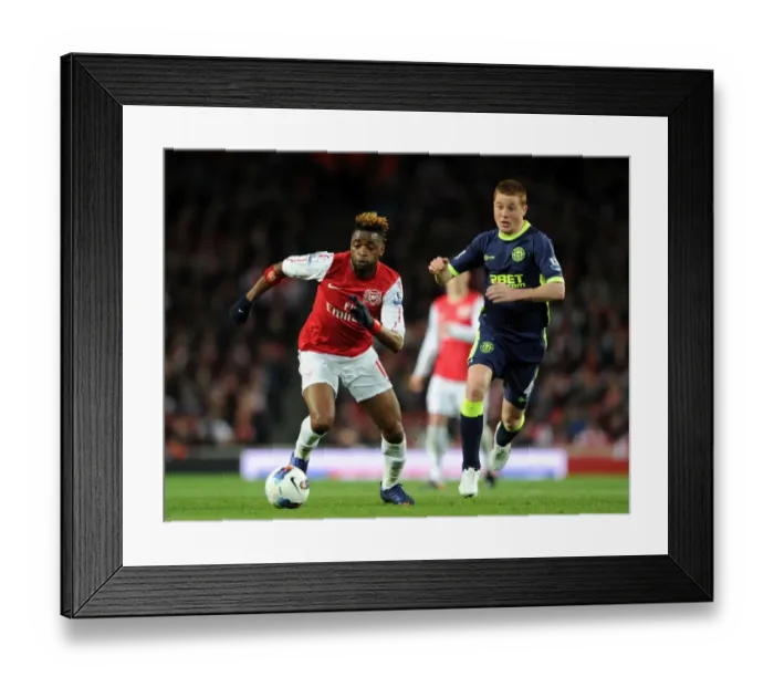 Framed Print : Clash of Midfield Titans: Alex Song vs. James McCarthy (Arsenal vs. Wigan Athletic, 2011-12) Framed Print : Clash of Midfield Titans: Alex Song vs. James McCarthy (Arsenal vs. Wigan Athletic, 2011-12)