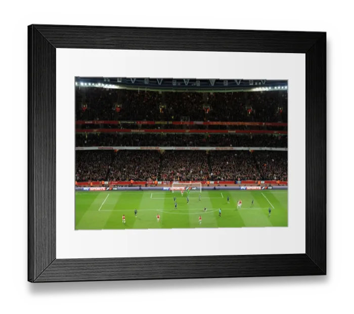 Framed Print : Thomas Vermaelen Scores the Winning Goal: Arsenal vs Wigan Athletic, Premier League 2011-12