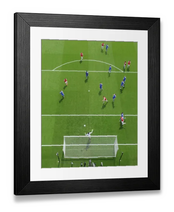 Framed Print : Arsenal vs. Chelsea: Intense Battle in the Penalty Area - Premier League 2011-12 Framed Print : Arsenal vs. Chelsea: Intense Battle in the Penalty Area - Premier League 2011-12
