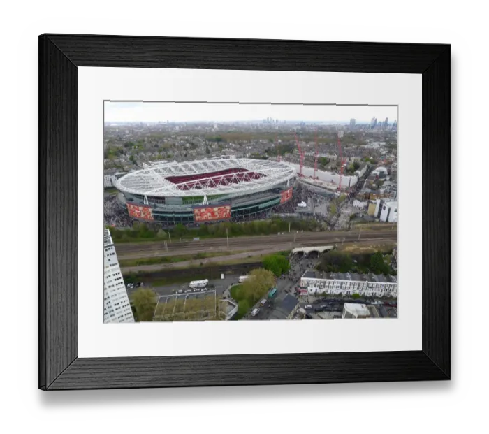 Framed Print : Arsenal vs. Chelsea: Aerial Battle at Emirates Stadium, Barclays Premier League Framed Print : Arsenal vs. Chelsea: Aerial Battle at Emirates Stadium, Barclays Premier League