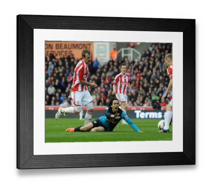 Framed Print : Penalty Dispute: Yossi Benayoun Foul by Glenn Whelan (Stoke City vs. Arsenal, 2012) Framed Print : Penalty Dispute: Yossi Benayoun Foul by Glenn Whelan (Stoke City vs. Arsenal, 2012)