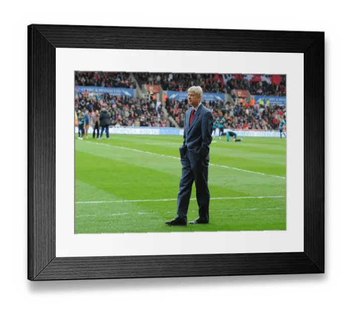 Framed Print : Arsene Wenger Leads Arsenal Against Stoke City, Premier League 2011-12 Framed Print : Arsene Wenger Leads Arsenal Against Stoke City, Premier League 2011-12