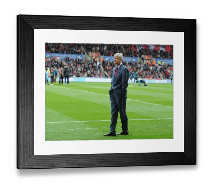 Framed Print : Arsene Wenger Leads Arsenal Against Stoke City in the 2011-12 Premier League Framed Print : Arsene Wenger Leads Arsenal Against Stoke City in the 2011-12 Premier League