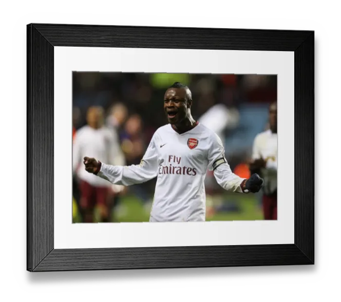 Framed Print : Gallas Glory: Arsenal's Triumphant 2-1 Victory Over Aston Villa, 2007 Framed Print : Gallas Glory: Arsenal's Triumphant 2-1 Victory Over Aston Villa, 2007
