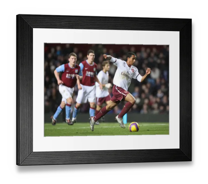 Framed Print : Theo Walcott's Brilliant Performance: Arsenal's 1-2 Victory Over Aston Villa, December 2007 Framed Print : Theo Walcott's Brilliant Performance: Arsenal's 1-2 Victory Over Aston Villa, December 2007