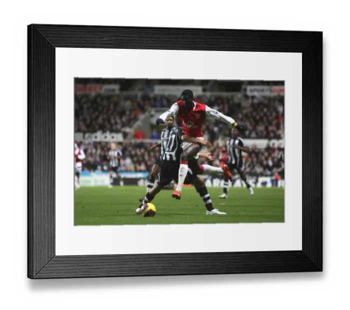 Framed Print : Adebayor vs. Taylor: The Intense Rivalry - Arsenal vs. Newcastle United, 1:1 Framed Print : Adebayor vs. Taylor: The Intense Rivalry - Arsenal vs. Newcastle United, 1:1