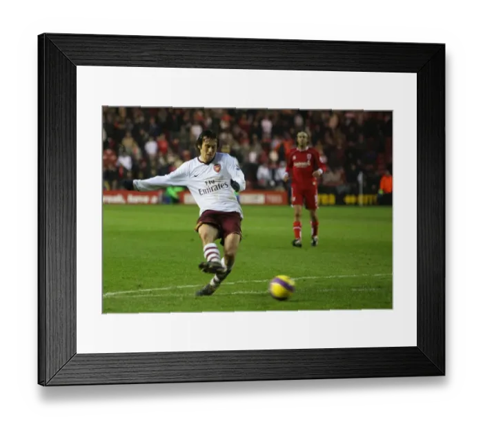 Framed Print : Tomas Rosicky scores Arsenals goal Framed Print : Tomas Rosicky scores Arsenals goal