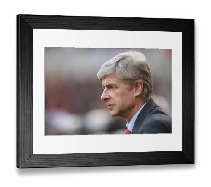 Framed Print : Arsene Wenger the Arsenal Manager Framed Print : Arsene Wenger the Arsenal Manager