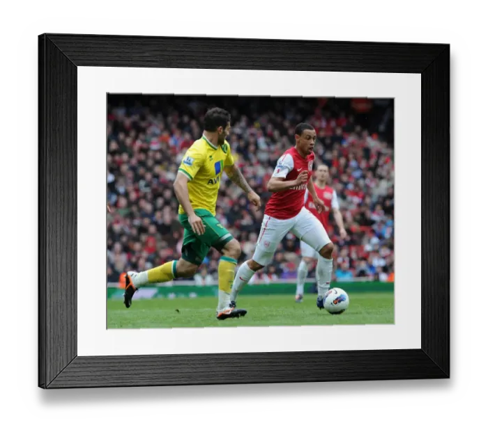 Framed Print : Francis Coquelin (Arsenal) Bradley Johnson (Norwich). Arsenal 3: 3 Norwich City Framed Print : Francis Coquelin (Arsenal) Bradley Johnson (Norwich). Arsenal 3: 3 Norwich City
