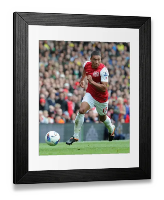 Framed Print : Alex Oxlade-Chamberlain in Action: Arsenal vs Norwich City, Premier League 2011-12 Framed Print : Alex Oxlade-Chamberlain in Action: Arsenal vs Norwich City, Premier League 2011-12