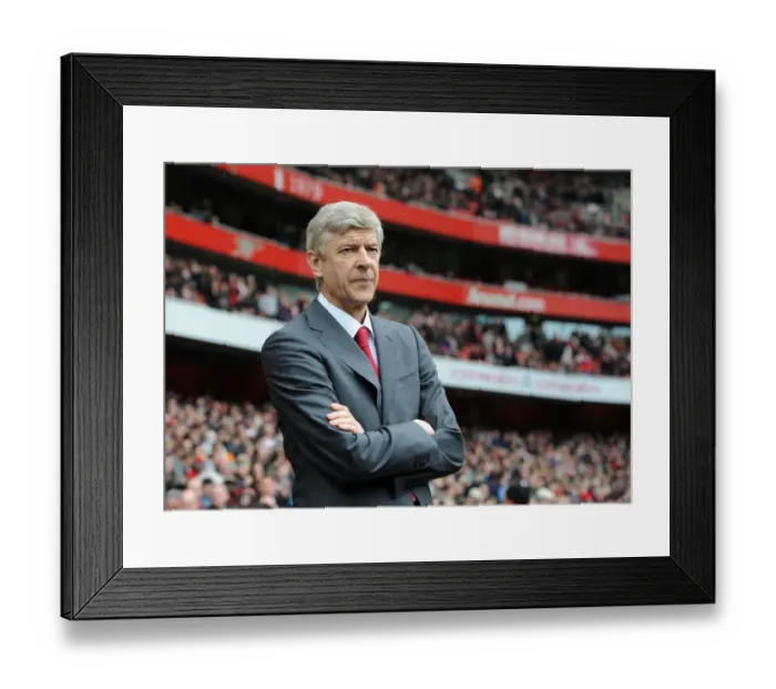 Framed Print : Arsene Wenger at Emirates Stadium: Arsenal vs Norwich City, 2012 Framed Print : Arsene Wenger at Emirates Stadium: Arsenal vs Norwich City, 2012