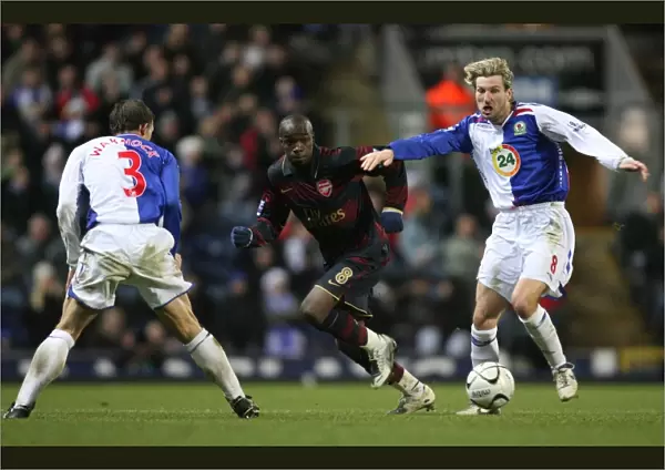 Diarra's Double: Arsenal Edge Past Blackburn in Carling Cup Clash (18 / 12 / 07)