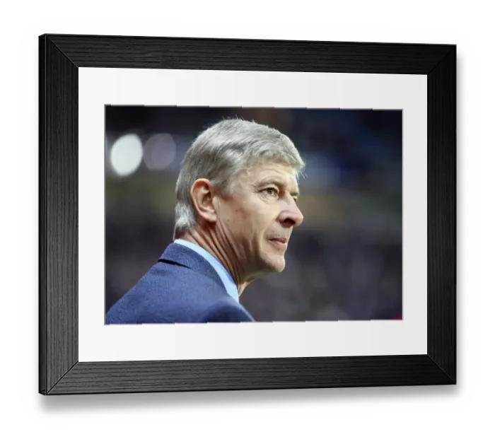 Framed Print : Arsene Wenger the Arsenal Manager