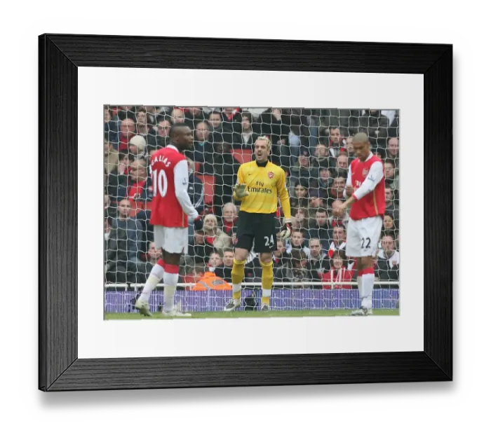 Framed Print : Manuel Almunia's Heroic Performance: Arsenal's Thrilling 2-1 Victory over Tottenham Hotspur (December 22, 2007)