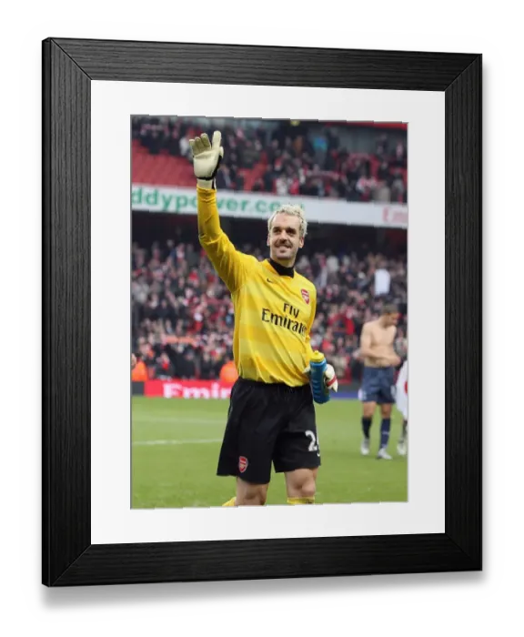 Framed Print : Manuel Almunia's Heroics: Arsenal's Thrilling 2-1 Victory Over Tottenham Hotspur Framed Print : Manuel Almunia's Heroics: Arsenal's Thrilling 2-1 Victory Over Tottenham Hotspur