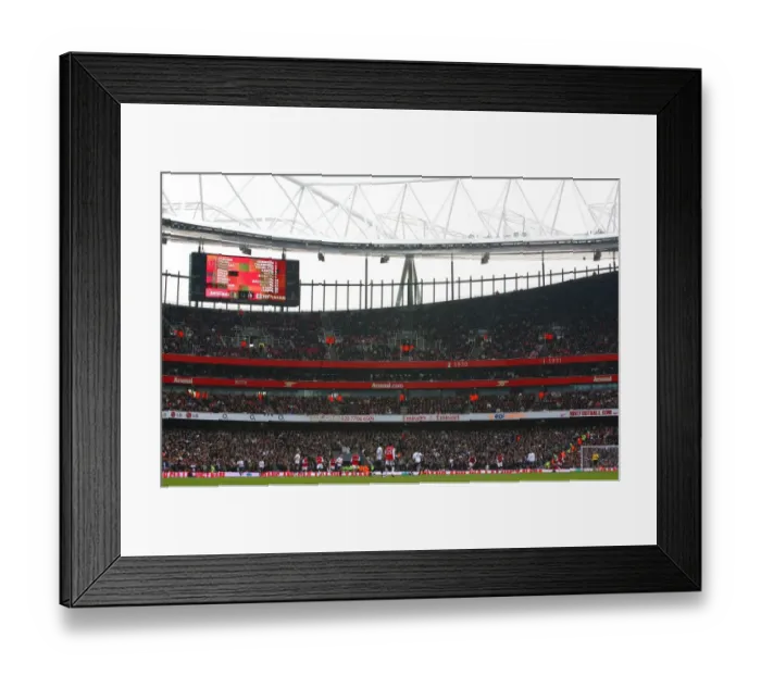 Framed Print : Emirates Stadium during the match Framed Print : Emirates Stadium during the match