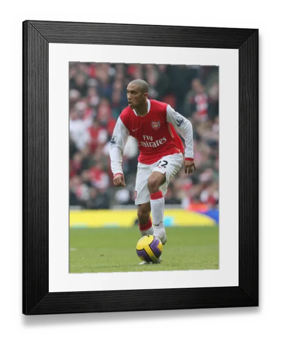 Framed Print : Gael Clichy: Arsenal's Hero in a 2:1 Victory Over Tottenham Hotspur, Barclays Premier League, Emirates Stadium (December 22, 2007)
