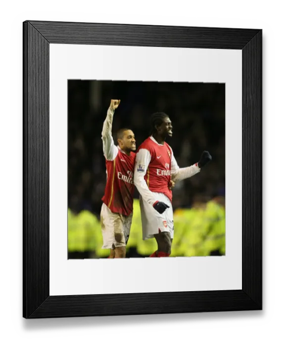Framed Print : Arsenal's Glory: Clichy and Adebayor's Triumphant Victory Celebration (4-1 over Everton, 2007) Framed Print : Arsenal's Glory: Clichy and Adebayor's Triumphant Victory Celebration (4-1 over Everton, 2007)