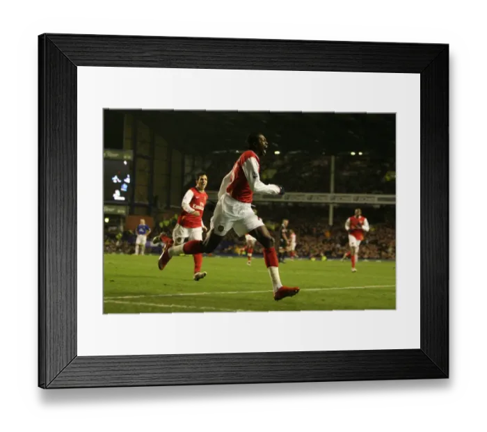 Framed Print : Adebayor's Triumph: Arsenal's Thrilling 4-1 Victory Over Everton, 2007 Framed Print : Adebayor's Triumph: Arsenal's Thrilling 4-1 Victory Over Everton, 2007