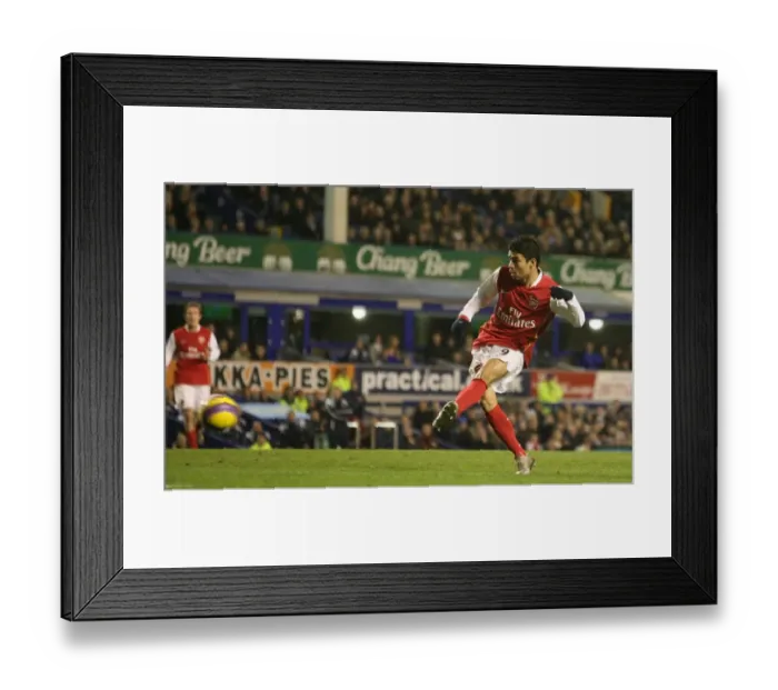 Framed Print : Arsenal's Eduardo Scores Brace in 4-1 Crushing of Everton in Premier League Framed Print : Arsenal's Eduardo Scores Brace in 4-1 Crushing of Everton in Premier League