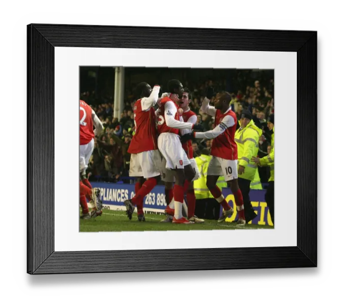 Framed Print : Adebayor's Hat-Trick: Arsenal's Dominant Performance Against Everton (3-1), December 2007 Framed Print : Adebayor's Hat-Trick: Arsenal's Dominant Performance Against Everton (3-1), December 2007