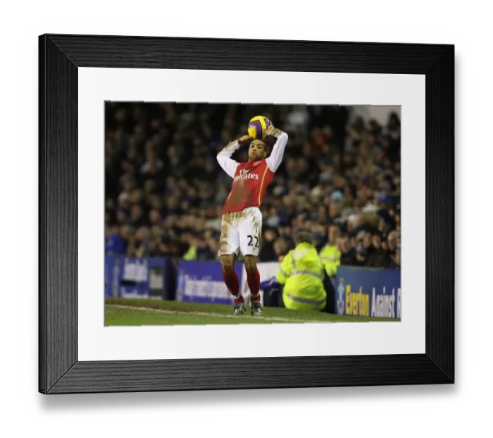 Framed Print : Gael Clichy in Action: Arsenal Crushes Everton 4-1 in Premier League, December 29, 2007 Framed Print : Gael Clichy in Action: Arsenal Crushes Everton 4-1 in Premier League, December 29, 2007