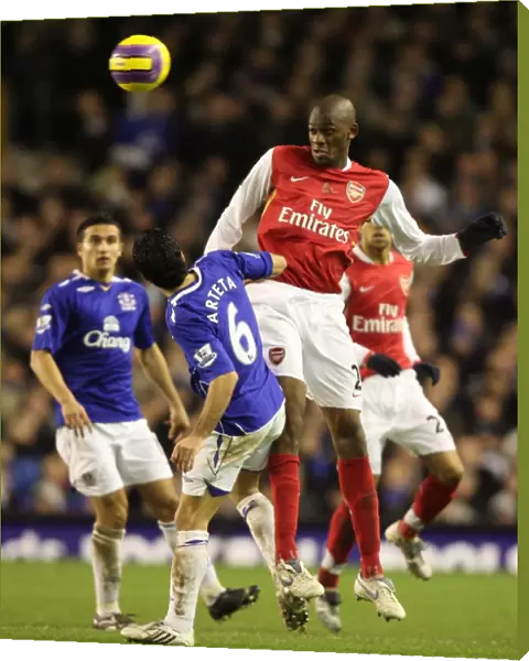 Abu Diaby (Arsenal) Mikel Arteta (Everton)