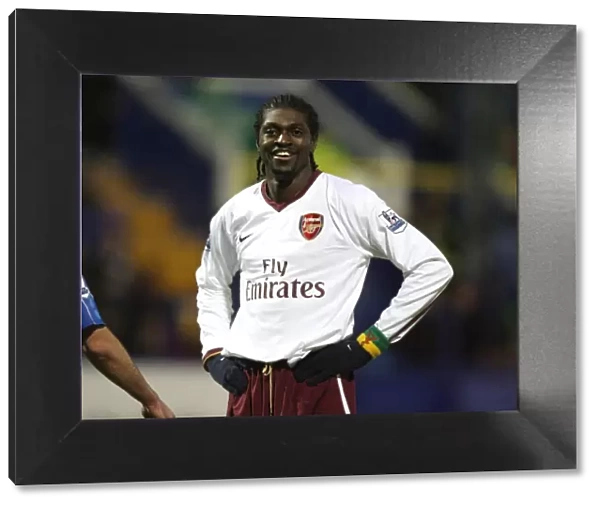 Emmanuel Adebayor in Action: Arsenal vs. Portsmouth, Barclays Premier League, 2007