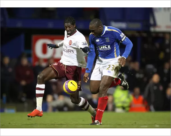 Emmanuel Adebayor (Arsenal) Sol Campbell (Portsmouth)