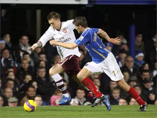 Bendtner vs. Hreidarsson: The 0-0 Stalemate at Fratton Park - Arsenal vs. Portsmouth, Premier League, 2007