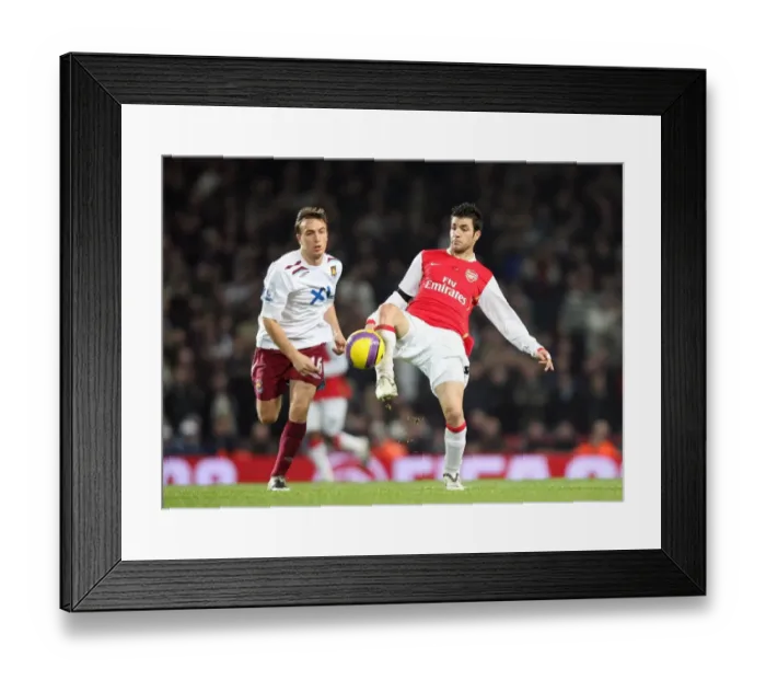 Framed Print : Cesc Fabregas (Arsenal) Mark Noble (West Ham) Framed Print : Cesc Fabregas (Arsenal) Mark Noble (West Ham)
