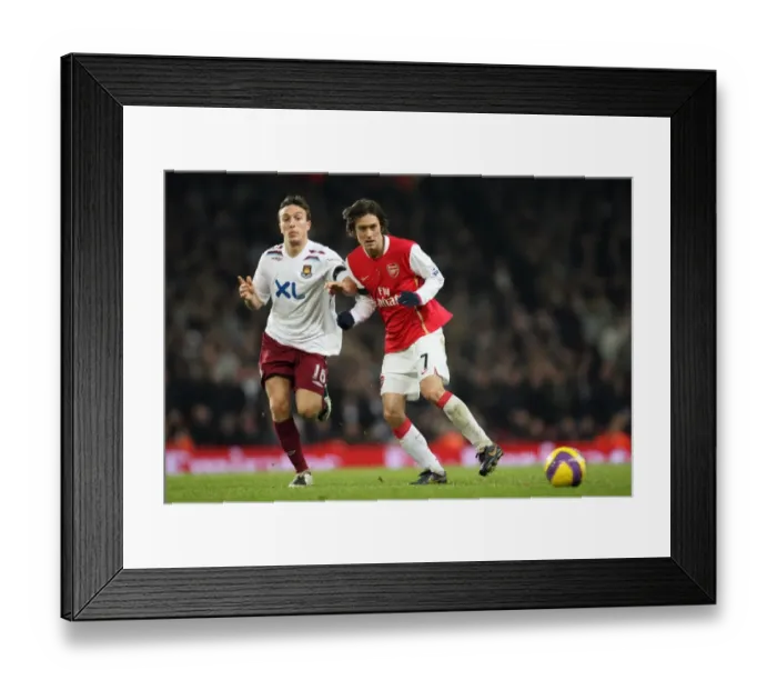 Framed Print : Tomas Rosicky (Arsenal) Mark Noble (West Ham) Framed Print : Tomas Rosicky (Arsenal) Mark Noble (West Ham)