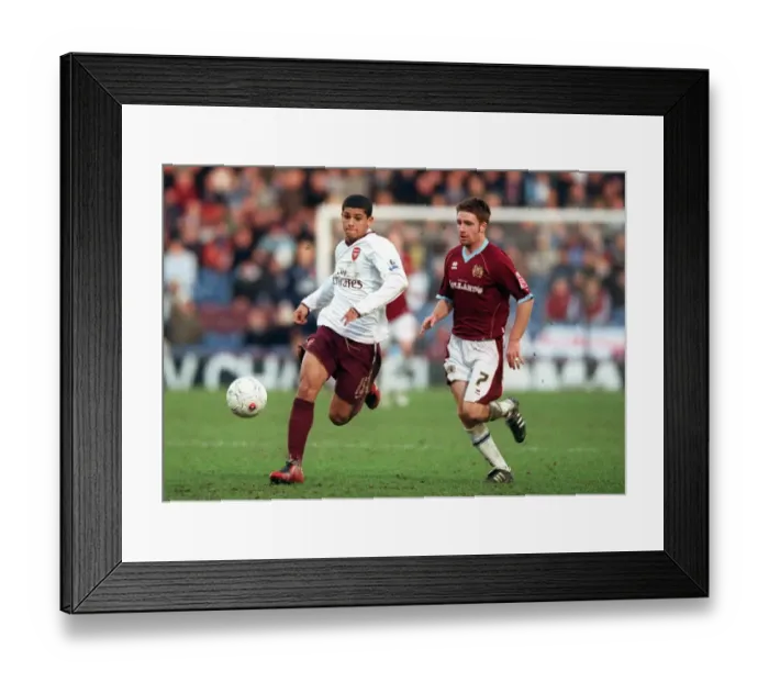 Framed Print : Denilson's Double: Arsenal Cruise Past Burnley 2-0 in FA Cup Third Round Framed Print : Denilson's Double: Arsenal Cruise Past Burnley 2-0 in FA Cup Third Round