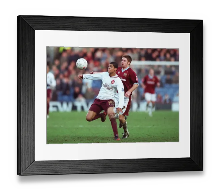 Framed Print : Denilson's Double: Arsenal's FA Cup Victory Over Burnley (6 / 1 / 08)