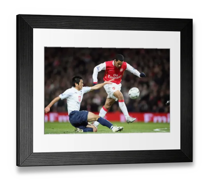 Framed Print : Theo Walcott's Dramatic Equalizer: Arsenal vs. Tottenham in the Carling Cup Semifinal Framed Print : Theo Walcott's Dramatic Equalizer: Arsenal vs. Tottenham in the Carling Cup Semifinal