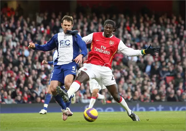 Emmanuel Adebayor (Arsenal) Rafeal Schmitz (Birmingham)