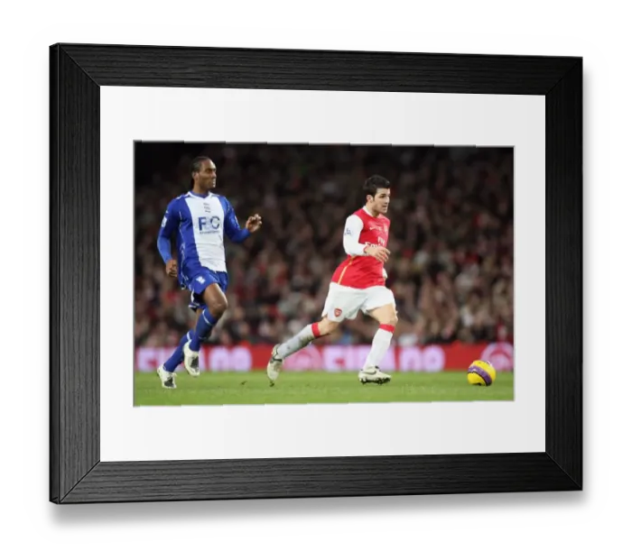Framed Print : Cesc Fabregas (Arsenal) Cameron Jerome (Birmingham)