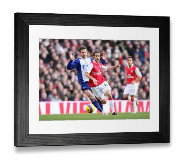 Framed Print : Mathieu Flamini (Arsenal) Rafael Schmitz (Birmingham) Framed Print : Mathieu Flamini (Arsenal) Rafael Schmitz (Birmingham)