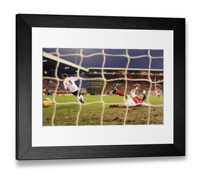 Framed Print : Tomas Rosicky slides in to score the 3rd Arsenal goal Framed Print : Tomas Rosicky slides in to score the 3rd Arsenal goal
