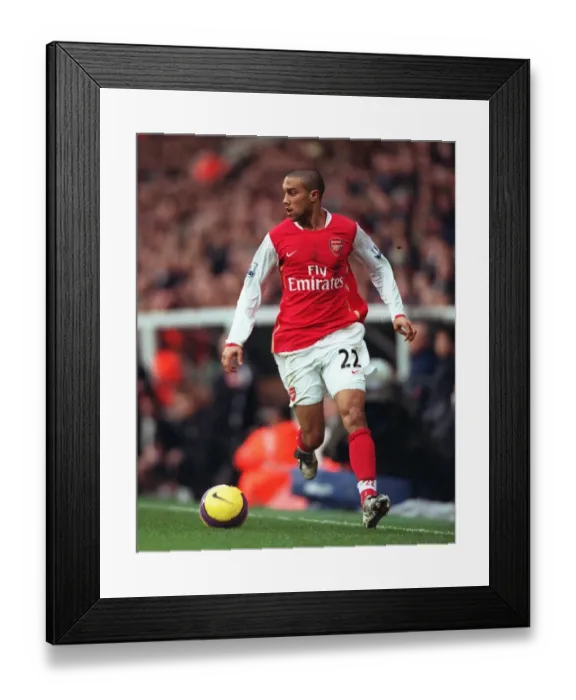 Framed Print : Gael Clichy in Action: Arsenal's Dominant 3-0 Win Over Fulham, January 19, 2007 Framed Print : Gael Clichy in Action: Arsenal's Dominant 3-0 Win Over Fulham, January 19, 2007
