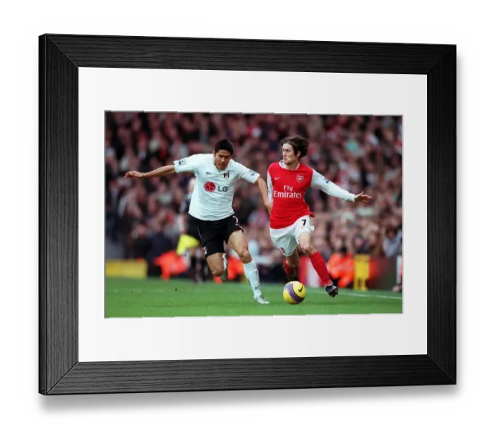Framed Print : Tomas Rosicky (Arsenal) Seol Ki-Hyeon (Fulham) Framed Print : Tomas Rosicky (Arsenal) Seol Ki-Hyeon (Fulham)
